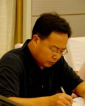 濟(jì)南市園林局處長崔家新出席會議(圖)