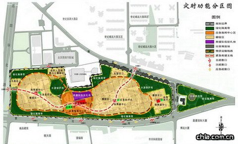 曙光防災(zāi)公園災(zāi)時(shí)功能分區(qū)圖