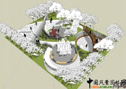 第七屆園博會設計師展園--聲源方案效果圖