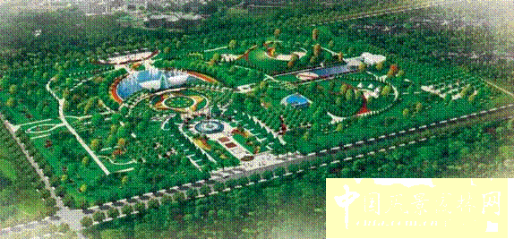 劉秀晨 綠色的云 北京 國際雕塑園 中國風(fēng)景園林網(wǎng)