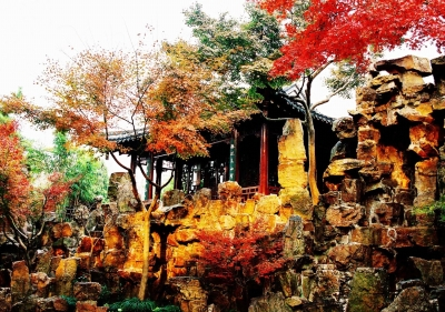 個(gè)園將揚(yáng)派疊石推向了新的高峰。