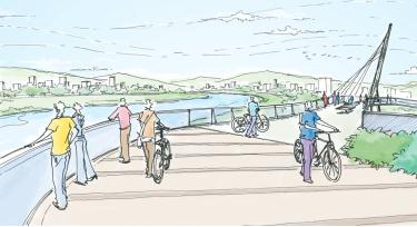 觀景平臺透視圖