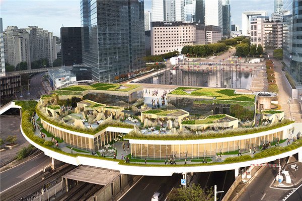 巴黎拉德芳斯區(qū)氧氣公園景觀設(shè)計(jì)