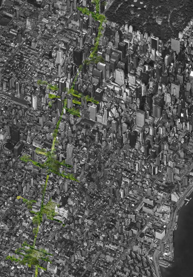 紐約大規模線狀綠地規劃 交匯百老匯和主干道 