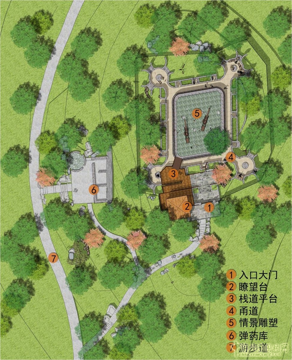 2016園冶杯專業獎參賽項目：濟南臥虎山戰爭遺址公園