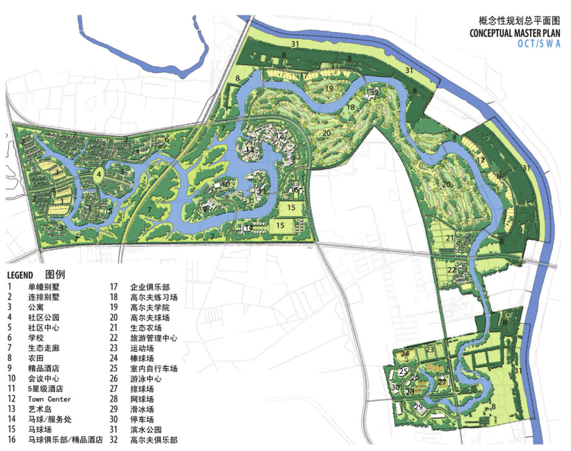 SWA設計作品：北京溫榆河總體規劃