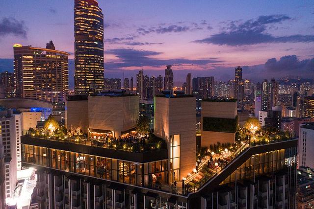 繁華都市的屋頂活力空間——香港空中花園