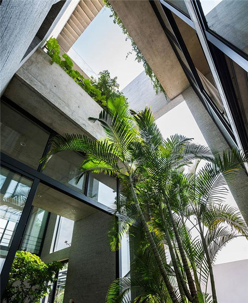 帶屋頂花園的綠色住宅