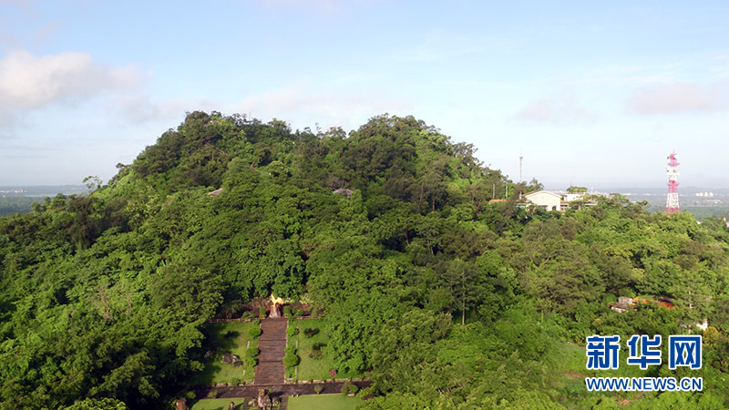 航拍海口石山火山群國家地質公園 