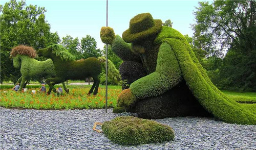 植物雕塑的城市景觀你見過嗎？