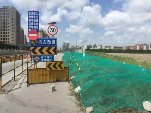 上海首條BRT沿線綠色景觀工程預計年底竣工