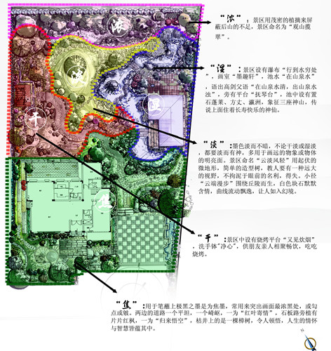 園冶杯專業獎：中惠沁林山莊別墅庭院設計