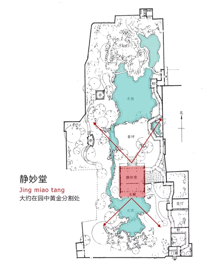 瞻園的空間布局分析
