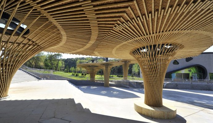 沈陽森林動物園熊貓館建筑景觀設計