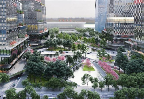 充滿綠意——深圳北站商務(wù)區(qū)城市設(shè)計(jì)