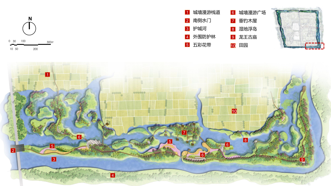 園冶杯專業(yè)獎：湖北荊州郢城文化小鎮(zhèn)概念性規(guī)劃方案