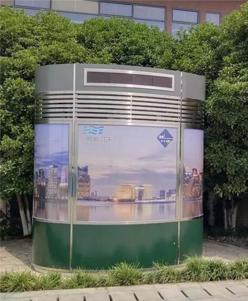 江干區引入杭州首個移動景觀公廁！