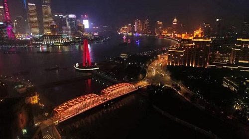 上海：外灘112歲“網(wǎng)紅”外白渡橋景觀提升