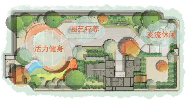 怡境設(shè)計(jì)丨重慶龍湖頤年公寓康復(fù)花園