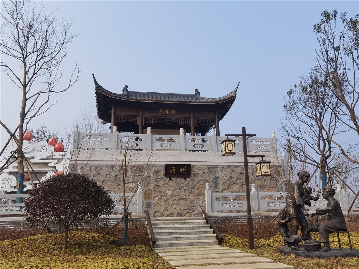 湖北省第三屆（荊門）園博會32個(gè)展園基本完工