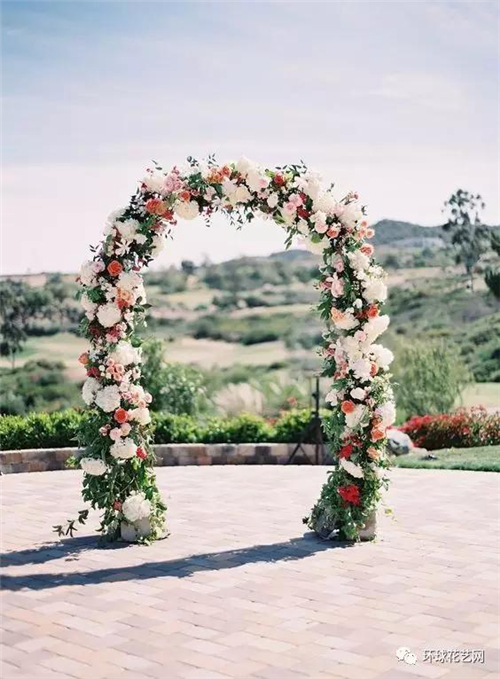 時尚花藝：婚禮花門欣賞