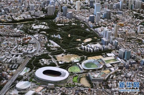 2020年東京奧運會舉辦地：東京都國立競技場