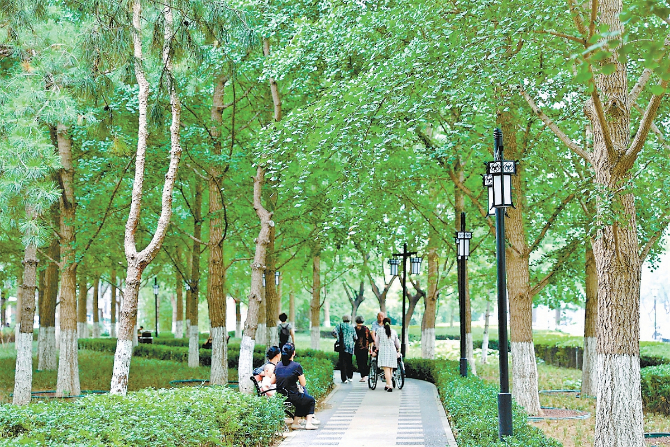 提升7處景觀節(jié)點(diǎn) 北京皇城根遺址公園美顏升級