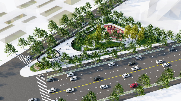 2023年河北省園林綠化設(shè)計(jì)競賽二等獎(jiǎng)作品丨城市交集